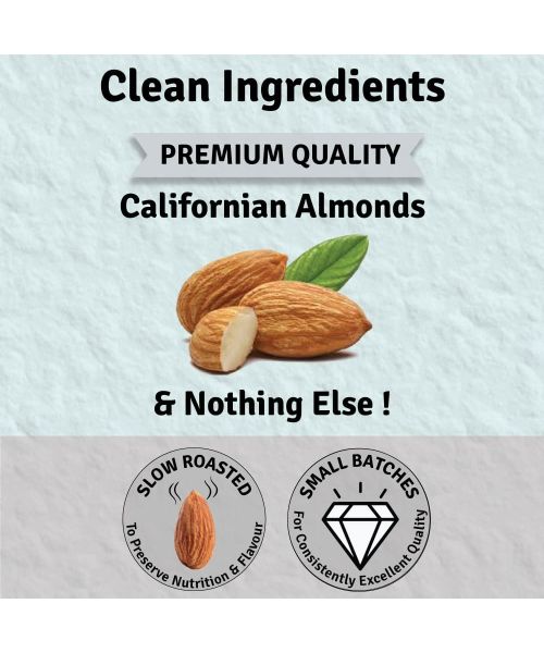 Jus Amazin: CRUNCHY Almond Butter - Unsweetened - 1 kg