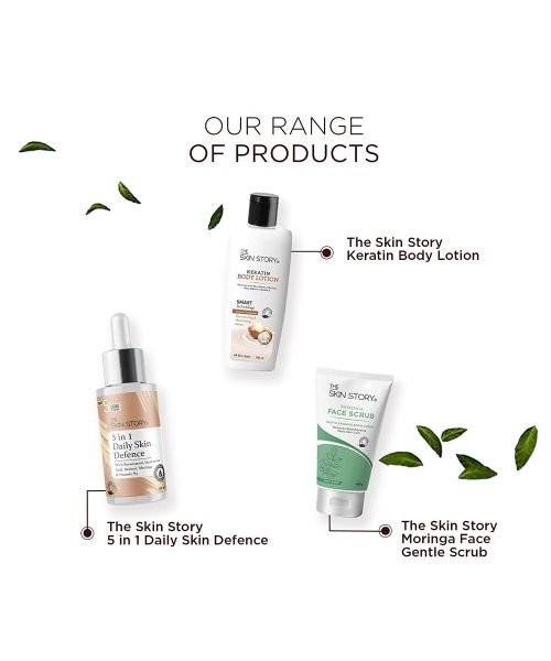 The Skin Story: Duo Value Pack (Sulfate Free Keratin Shampoo - 450ml + Keratin Conditioner - 250gm)