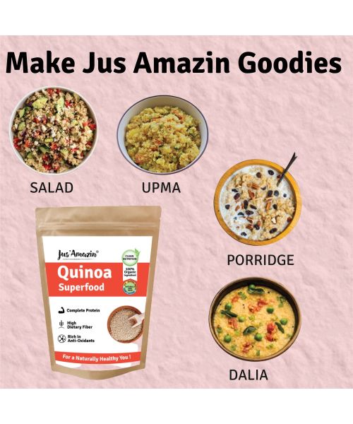 Jus Amazin: Organic Quinoa - 1000 gm