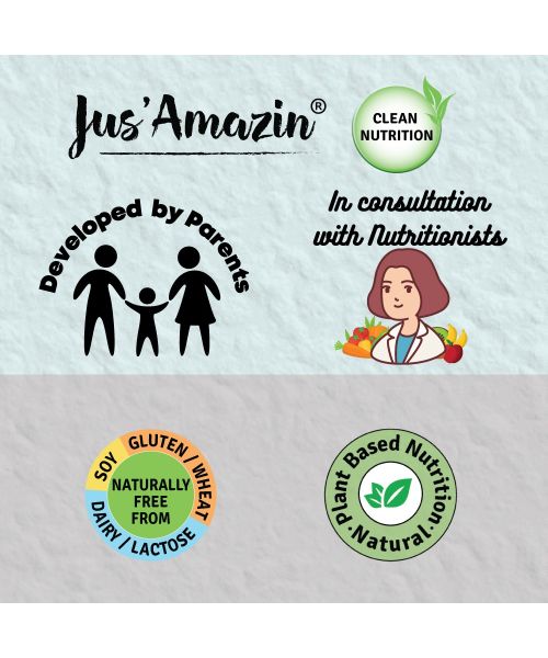 Jus Amazin: Creamy Almond Butter - Unsweetened - 125 gm