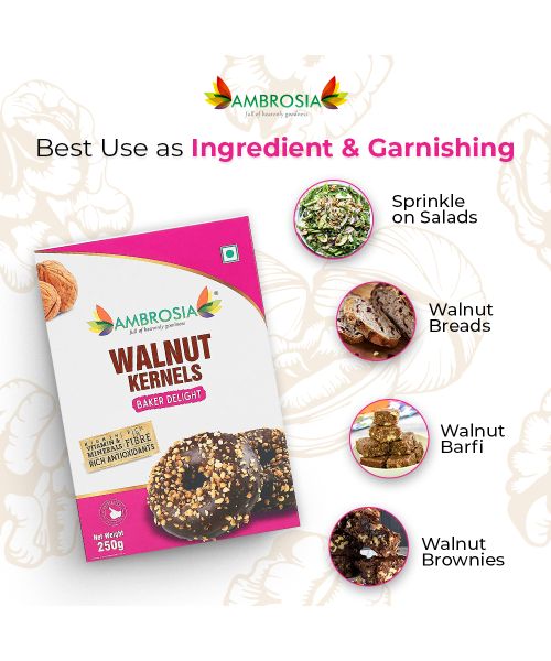 Ambrosia: Walnut Kernels Baker Delight - 250 g