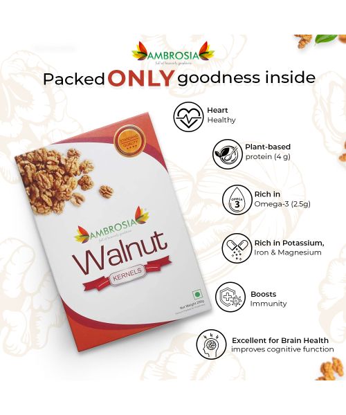 Ambrosia: Walnut Kernels Light Halves - 250 g