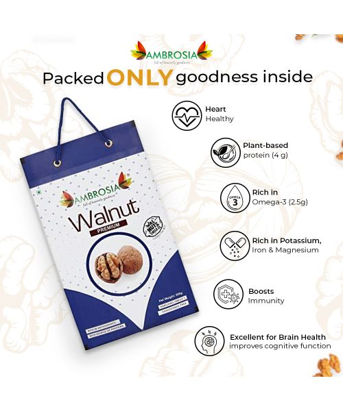 Ambrosia: Chile Inshell Walnuts - 500 g