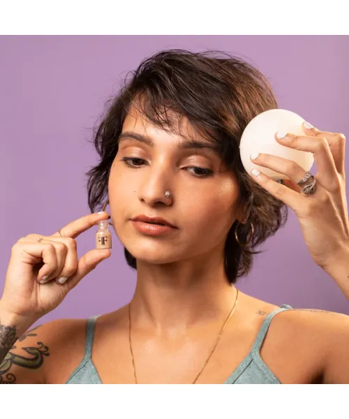 Fit Face : Powder De Puff - White