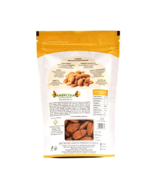 Ambrosia: Jumbo California Almonds Sanora - 250 g