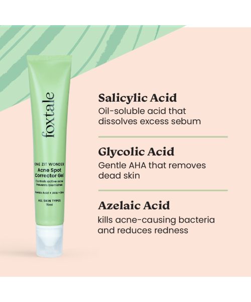 Foxtale: One Zit Wonder Acne Spot Corrector Gel - 15ml