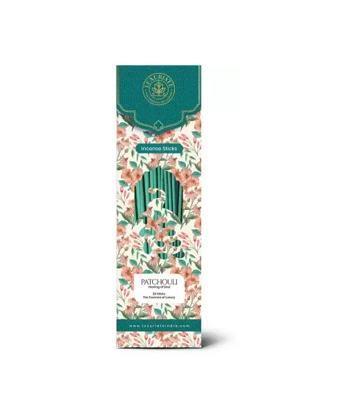 Luxuriate: Patouli Incense Agarbatti Sticks - Contains 20 Incense Sticks