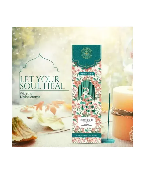 Luxuriate: Patouli Incense Agarbatti Sticks - Contains 20 Incense Sticks