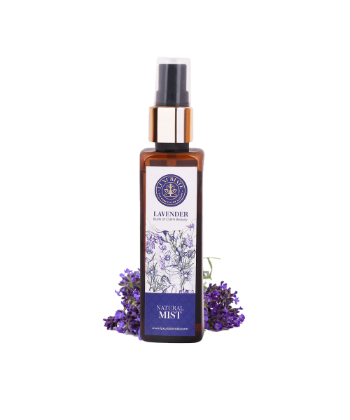 Luxuriate: Pure and Natural Body/Face Lavender Mist Spray for Men and Women- 100 ml