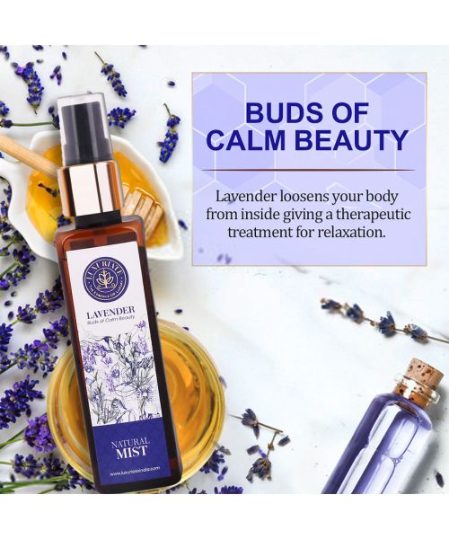Luxuriate: Pure and Natural Body/Face Lavender Mist Spray for Men and Women- 100 ml