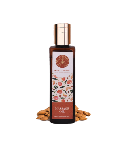 Luxuriate: All Natural Apricot Kernel Oil for all Skin Types- Anti-aging- Hair Growth- Face & Body - 100ml