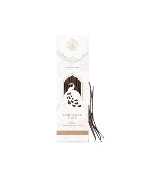 Luxuriate: Vanilla Fragrance Natural and Non-Toxic Incense Sticks - Contains 20 Incense Sticks