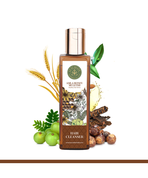 Luxuriate: Amla Honey Hair Cleanser Shampoo for Hair Fall Control Scalp Hair for Men and Women - 200ml