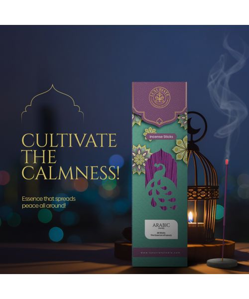 Luxuriate: Arabic Incense Agarbatti Sticks - Contains 20 Incense Sticks