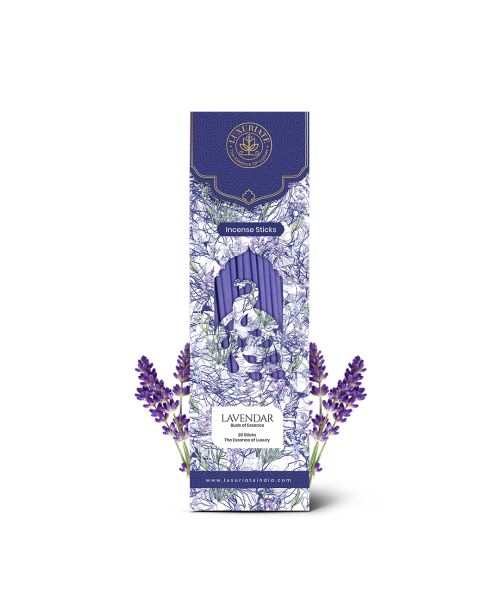 Luxuriate: Lavender Incense Agarbatti Sticks - Contains 20 Incense Sticks