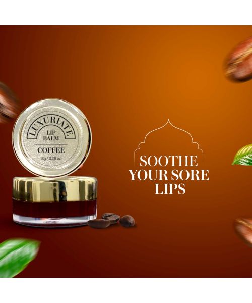 Luxuriate: Coffee Lip Balm For Unisex - 8gm