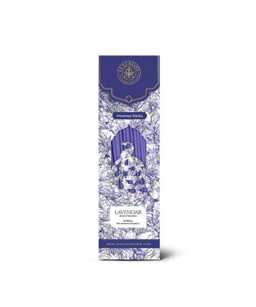 Luxuriate: Lavender Incense Agarbatti Sticks - Contains 20 Incense Sticks