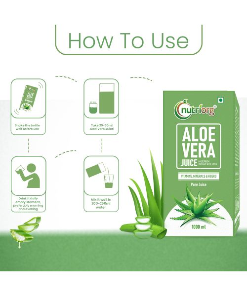 Nutriorg: Aloevera Juice - 1000 ml