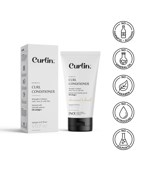 Curlin: Unmess Curl Conditioner - 150gm