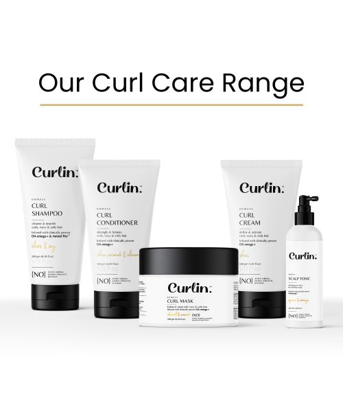 Curlin: Curlin Shampoo + Deep Conditioning Mask + Curl cream - Hydration Boost Trio