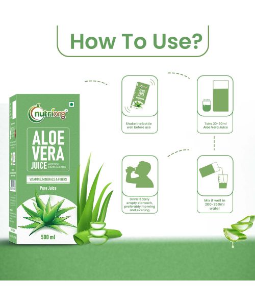 Nutriorg: Aloevera Juice - 500 ml