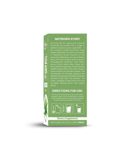 Nutriorg: Aloevera Juice - 500 ml