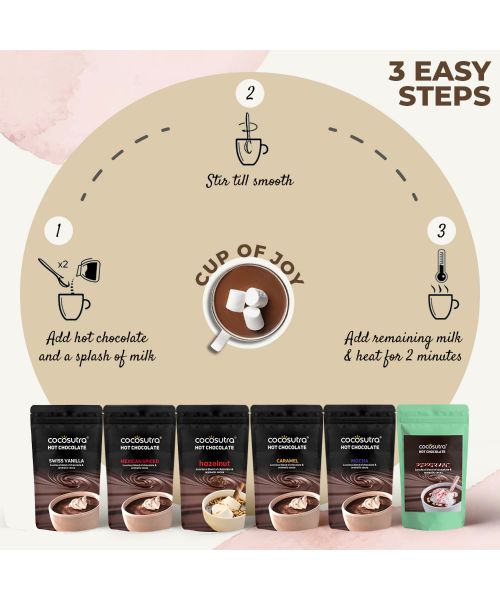 Cocosutra: Caramel Hot Chocolate Mix - 100gm