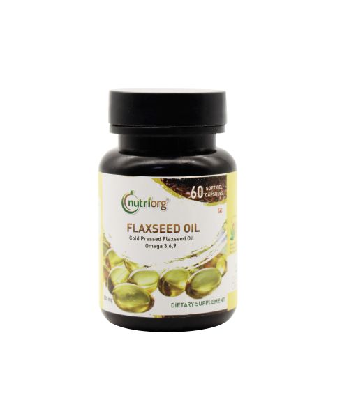 Nutriorg: Flaxseed Oil Soft Gel - 60 capsule