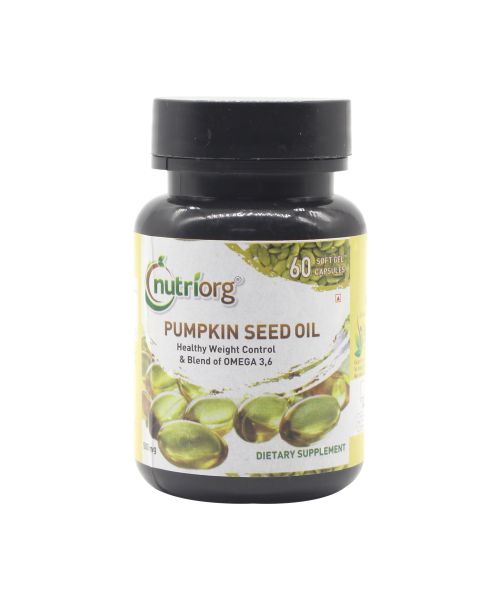 Nutriorg: Pumpkin Seed Oil Soft Gel - 60 Capsule