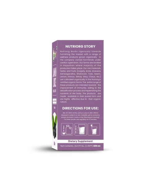 Nutriorg: Jamun Juice - 500ml
