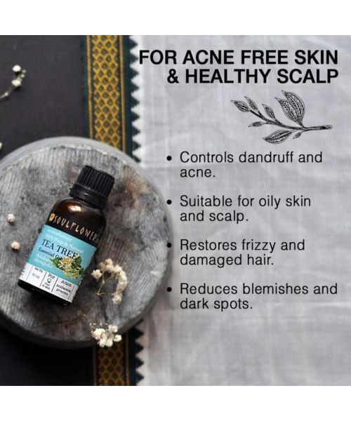 Soulflower: Tea Tree Essential Oil - 30 ml