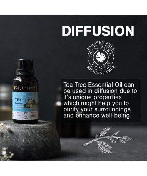Soulflower: Tea Tree Essential Oil - 30 ml