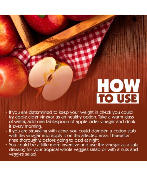 Nutriorg: Certified Organic Apple Cider Vinegar - 500 ml