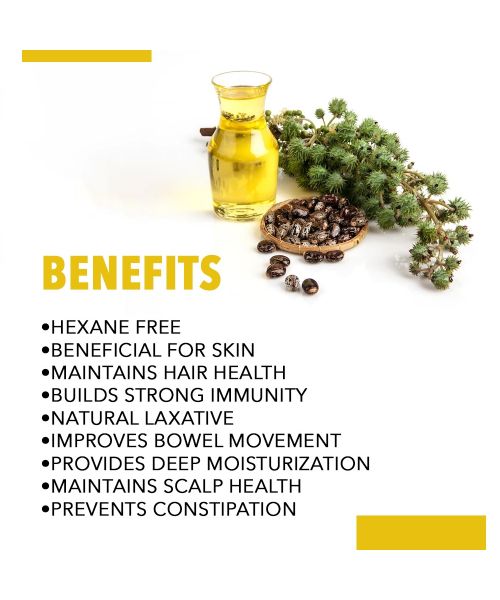 Nutriorg: Certified Organic Castor Oil - 100 ml (Pack of 2)