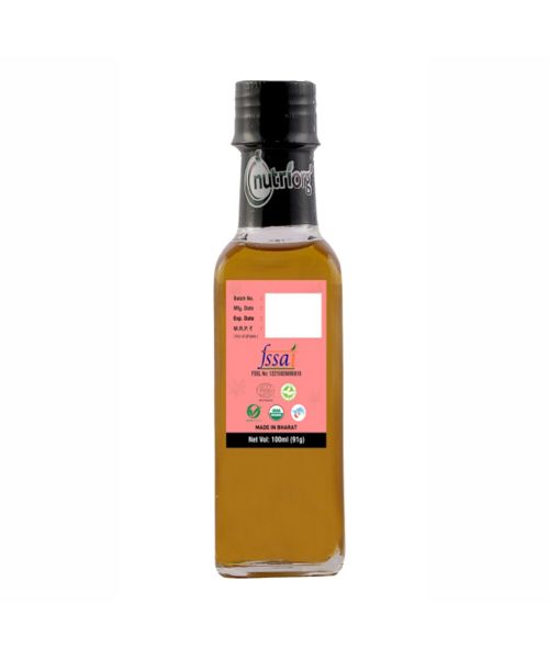 Nutriorg: Certified Organic Castor Oil - 100 ml (Pack of 2)