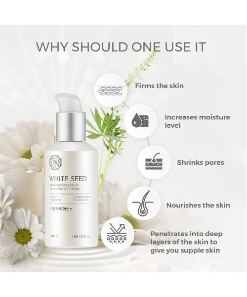 The Face Shop: White Seed Brightening Serum - 50 ml (Unisex)