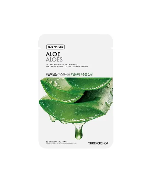 The Face Shop: Real Nature Aloe Face Mask - 20 gm