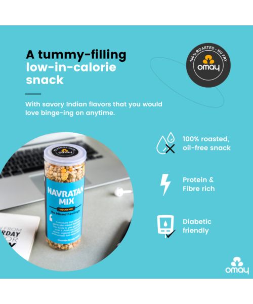 Omay Foods: Navratan Mix - Pack of 2 (400gm each)