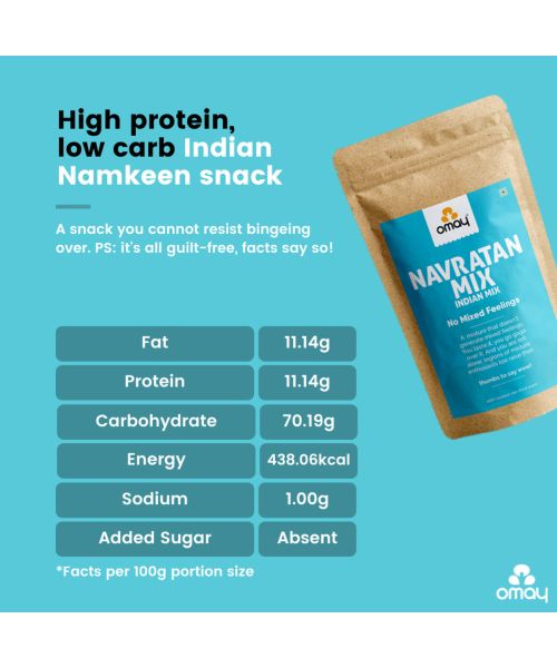 Omay Foods: Navratan Mix - Pack of 2 (400gm each)