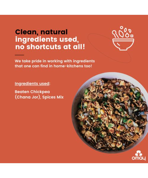 Omay Foods: Beaten Chana - Pack of 2 (400gm each)