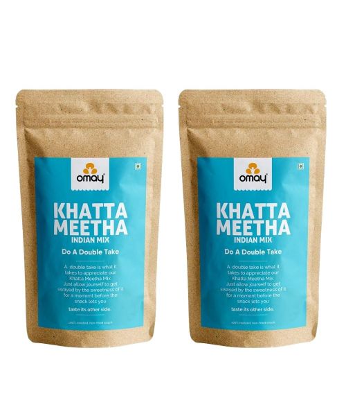 Omay Foods: Khatta Meetha Mix - Pack of 2 (400gm each)