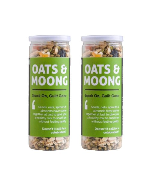 Omay Foods: Oats & Moong Mix - Pack of 2 (160gm each)