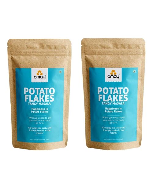 Omay Foods: Roasted Potato Flakes - Pack of 2 (200gm each)