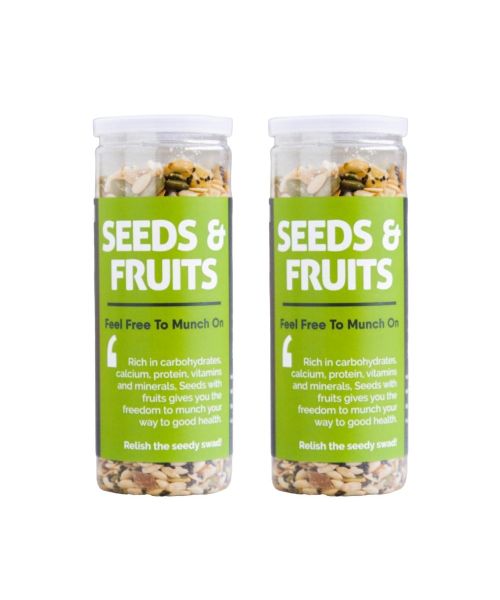 Omay Foods: Seeds & Fruits Mix - Pack of 2 (165gm each)