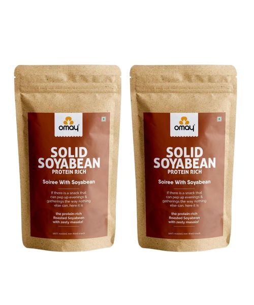 Omay Foods: Solid Soybean - Pack of 2 (400gm each)