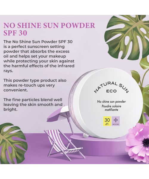 The Face Shop: Natural Eco No Shine Sun Powder - 13 gm