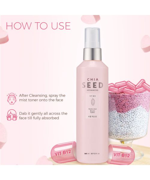 The Face Shop: Chia Seed Hydro Mist - 165 ml