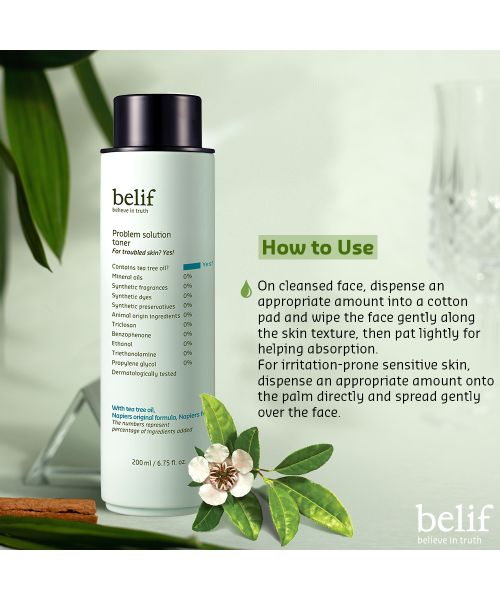 Belif: Problem Solution Green Toner - 200ml