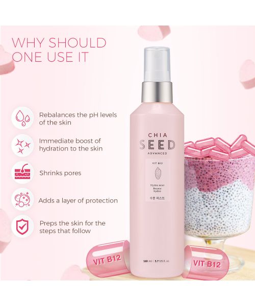 The Face Shop: Chia Seed Hydro Mist - 165 ml