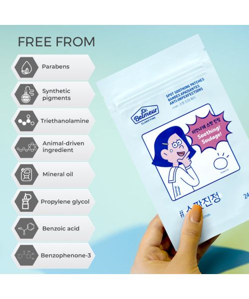 The Face Shop: Dr. Belmeur Clarifying Spot Soothing Patches - 80 Patches